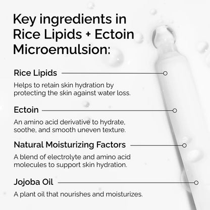 Rice Lipids Microemulsion + Ectoin